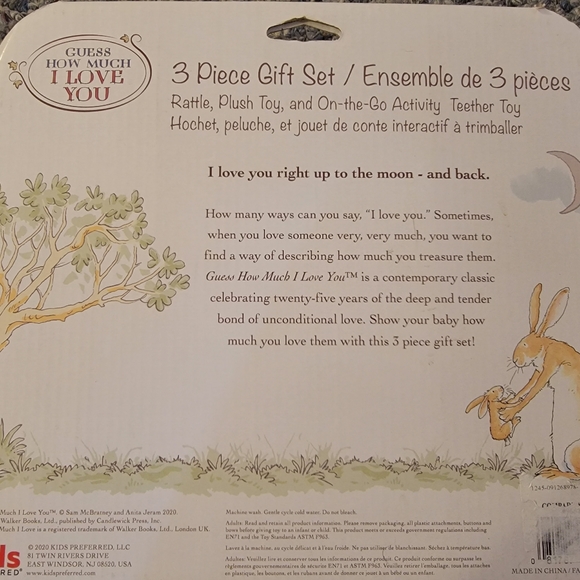 "Guess How Much I Love You" 3 Piece Gift Set for Baby - Picture 6 of 8